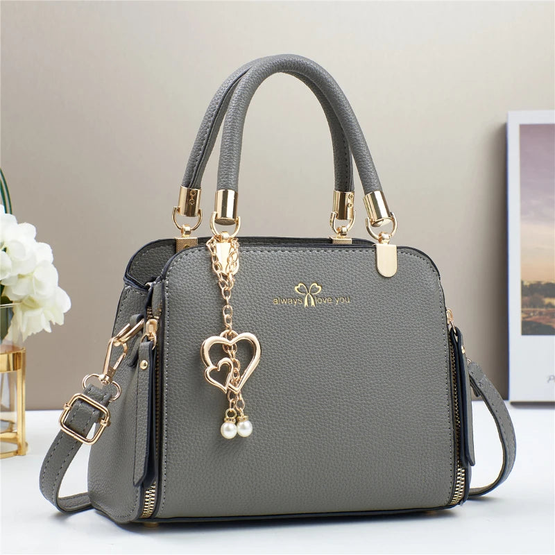 New Soft Leather Luxury Handbags Women's Bags Designer 3 Layer Shoulder Crossbody Sac Ladies Large Capacity Shopping Tote Bags