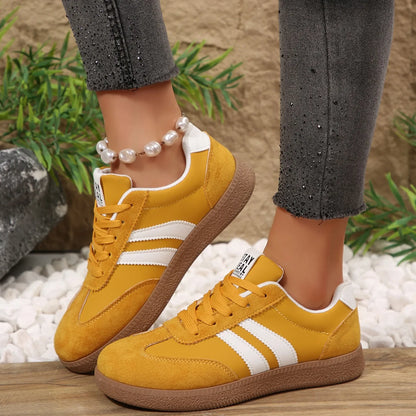 2026 New Designer Sneakers for Women Casual Patchwork Leather Sneakers Women Outdoor Casual Comfortable Ladies Shoe