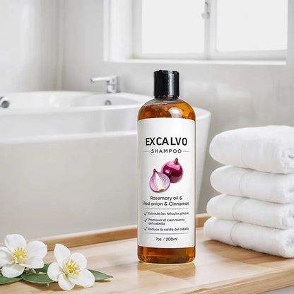 Rosemary Red Onion Shampoo 200ml Men's Thickening Nourishing Moisturizing Hair Care Oil-control for Dry Damaged Hair Daily Use