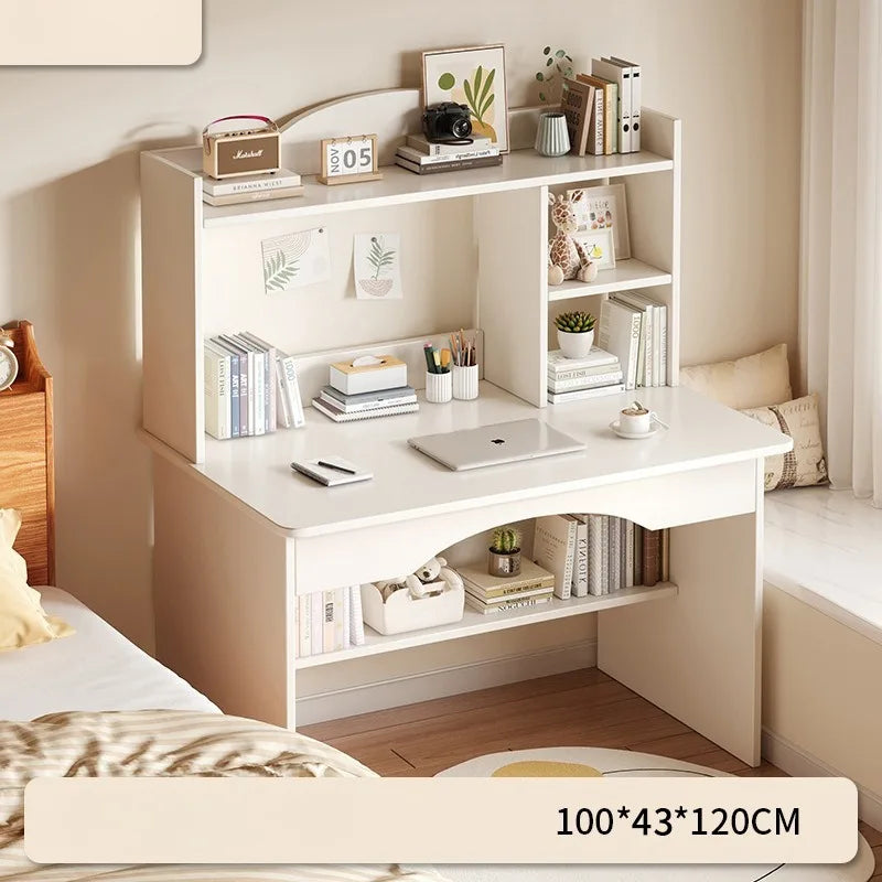 Home Desk Bookcase Integrated Simple Desktop Student Study Table Bedroom Dresser Locker Computer Desk