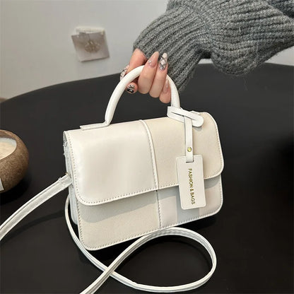 Elegant Women's Handbag Crossbody Shoulder Bag, Snap Closure Tote Bag, Everyday Accessory, Geometric Pattern, Fashion Lovers