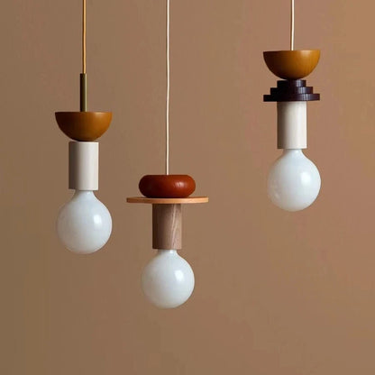 Fast Shipping Nordic Wood LED Pendant Lights Kitchen Home Decor Hanging Lamp Restaurant Ceiling Chandelier Lustre Light Fixture