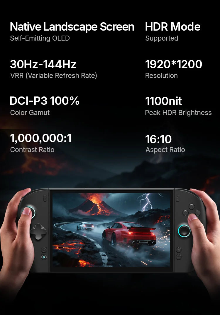 ONEXPLAYER X2 Mini 3-in-1 Handheld Game Console Intel Arc G3 Extreme 8.8'' AMOLED 144Hz Windows Portable Gaming PC Tablet Laptop