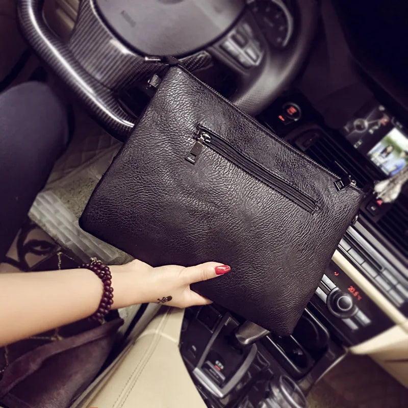 Envelope Clutch Bag for Women Luxury Design Handbags Fashion Rivet Party Evening Clutches For Ladies Shoulder Bag A4 Briefcase
