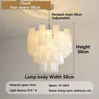 Designer Murano Ceiling Chandeliers Pink Colorful Glass LED Hanging Pendant Lights for Living Dining Room Bar Villa Art Lighting