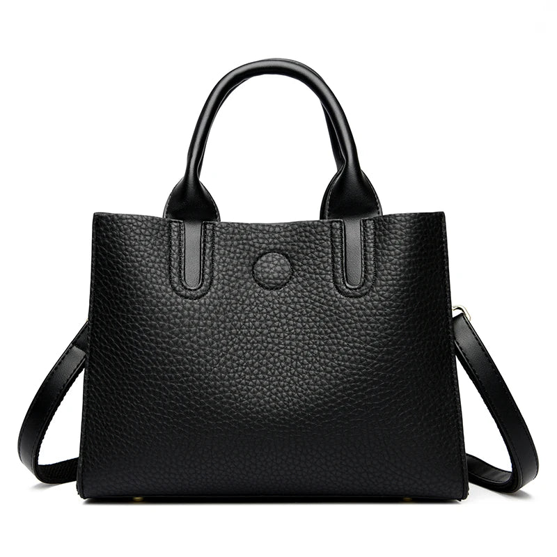 Luxury Female Trend Vintage Tote Bag High Quality Leather Crossbody Shoulder Bag Women Brand Designer Large capacity Handbag