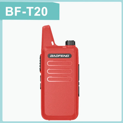 1/2PCS Baofeng BF-T20 Walkie Talkie Mini Micro USB Charging Portable Two Way Radios Upgrade Of BF-C9 KD-C1 For Hunting Kid’s Toy