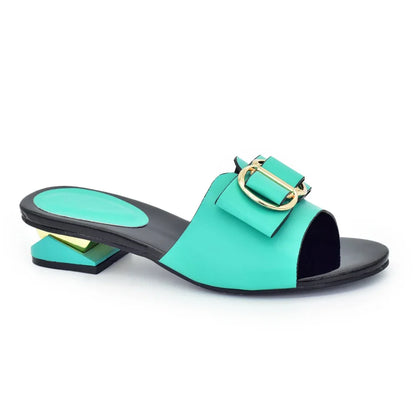 Italian Style Summer Slippers Sweet Style for Royal Wedding Party Slingbacks Sandals Rhinestone Women Wedding Shoes Elegant