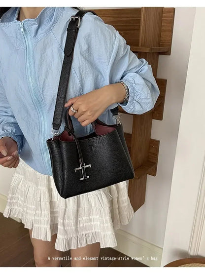 Premium Ladies Tote Bag, Fashionable Leather Crossbody Handbag For Women, Luxury Brand Messenger Bag
