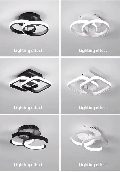 LED Strip Aisle Ceiling Lights Modern Minimalist Living Room Lamps For Balcony Entrance Staircase Home Decor corridor lamp