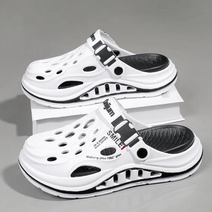 Summer Men's Beach Clogs Outdoor Sandals Comfortable Slippers EVA Slides For Men Casual Garden Shoes Male Women Beach Slippers
