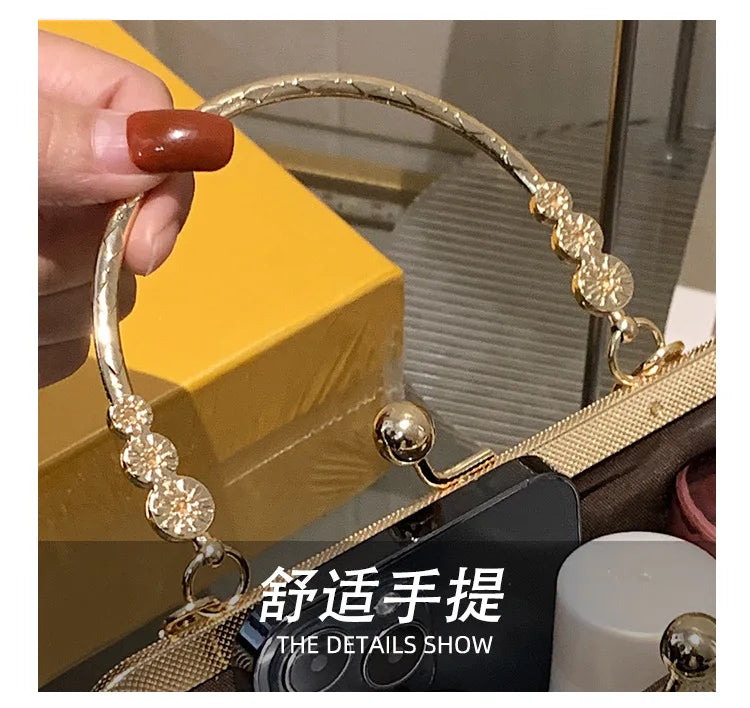 Luxury High Design Women Evening Bag Brand Party Banquet Glitter Bag for Ladies Wedding Clutch Handbag Shoulder Bag Chain Bolsas