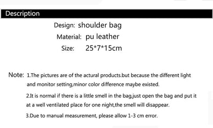 High Quality PU Leather Women Small Crossbody Shoulder Bags Luxury Handbag Lady Messenger Bag Simple Shell Phone Satchels