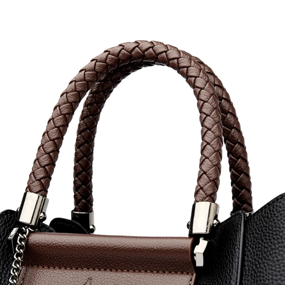 Designer Shoulder Hand Bags for Women Sac Woven Handle High Quality Leather Casual Tote Luxury Women Bags Handbag Crossbody Sac