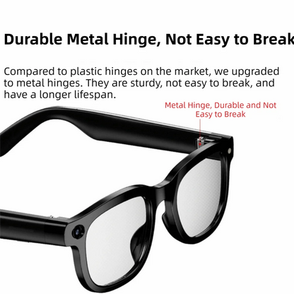 Real-time Translation AI Smart Glasses Anti-Blue Light Wearable Tech Smart Video Glasses Bluetooth Audio AI Voice
