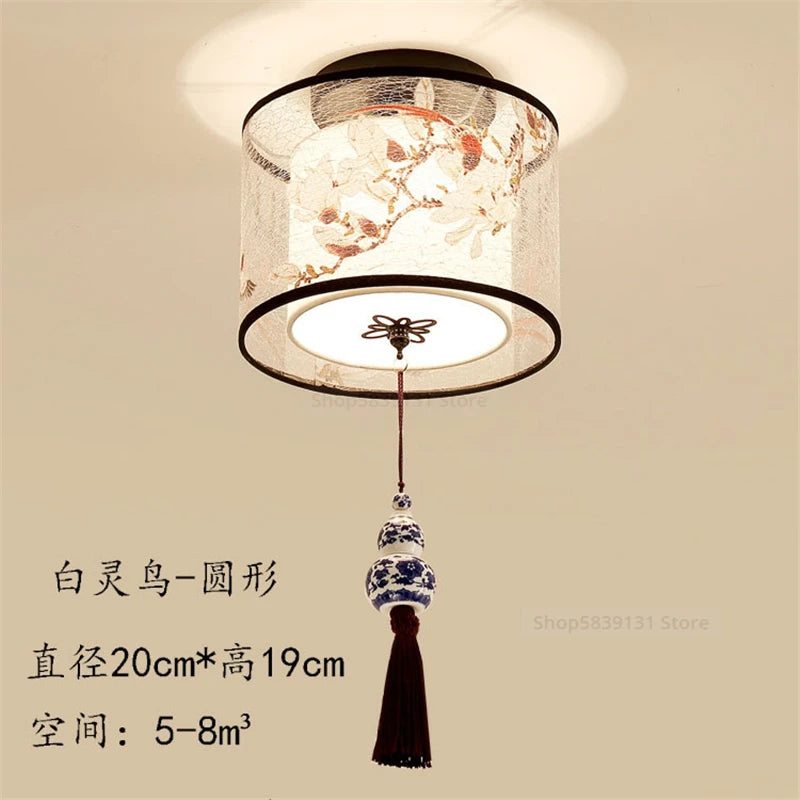 Classical Simple Chinese Style Ceiling Lights Round Square Led Ceiling Light Fixtures Morden Home Decor for Living Room Lights