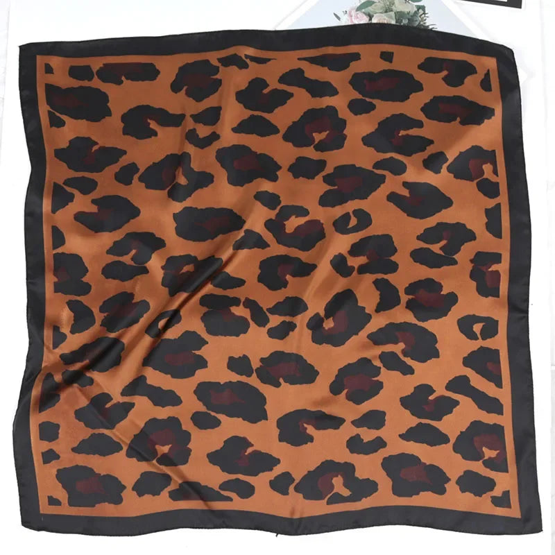 2026 Designer Women Chiffon Foulard Bandana Scarf 70cm Shawl Kerchief Square Headscarf Scarves Head Wraps Scarves Female Scarf