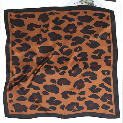 2026 Designer Women Chiffon Foulard Bandana Scarf 70cm Shawl Kerchief Square Headscarf Scarves Head Wraps Scarves Female Scarf