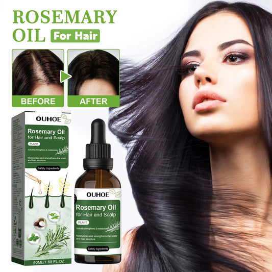Hair Care Rosemary Oil Anti-Hair Loss Nourishing and Strengthening Hair Care Essential Oil Hair Care Rosemary Oil Anti-Hair Loss
