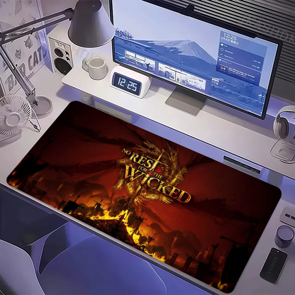 No R-Rest for the W-Wicked Mouse Pad Non-slip Thickened MousePad Large Writing Lockedge Office Student Gaming Cushion