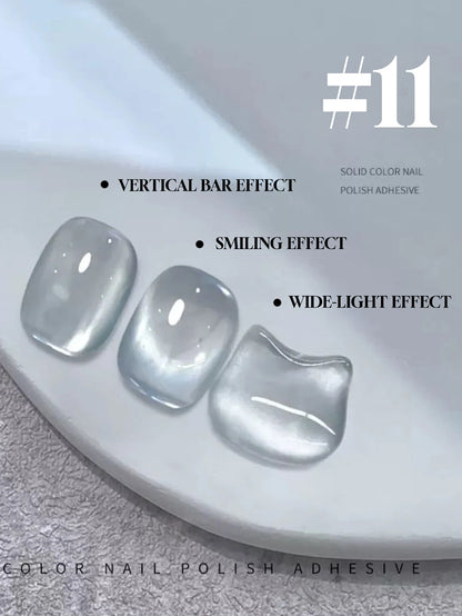 1-24pcs WS Romantic Purple Cat Eye Gel Nail Polish New Style Super Flash Versatile Whitening Purple Glass Bead Cat Nail Salon