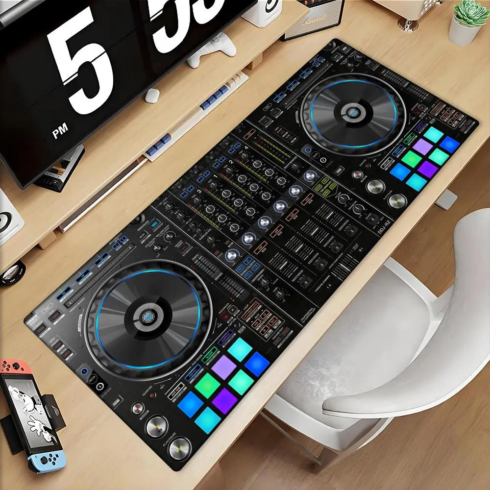 Mouse Pad Music Radio Dj Panel Gamer printon demand Custom Computer MousePad Natural Rubber Office Soft PC Accessory Desktop Pad