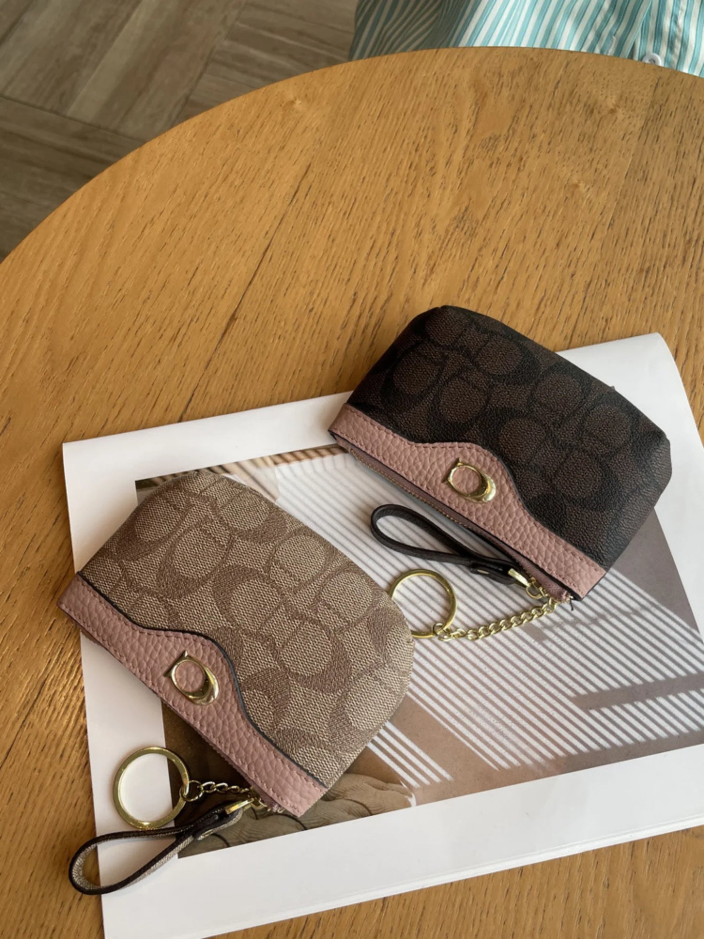 2026 New Classic Old Flower Small Wallet, Women's Mini Wallet, Coin Small Bag, Change Bag, Leather Wallet, Storage Bag, Card Bag