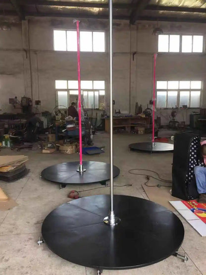Freestanding Por- Adjus- Dance Pole for Home Club Gym Party Bar Stage Fitness