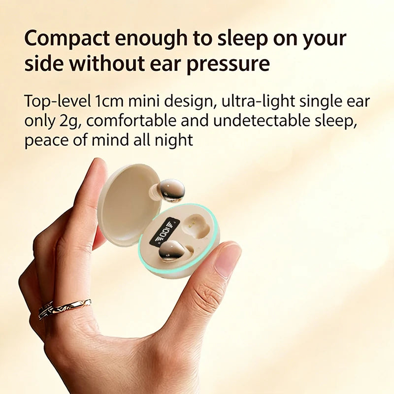 B52-Wireless bluetooth headset small earbuds sleep work sports invisible headphones HD HIFI bass sound quality earphones