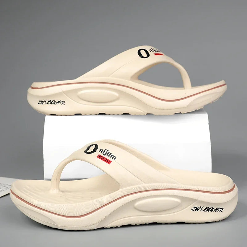 Summer Men Slippers Non Slip EVA Flip Flops Lightweight Home Sandals Soft High Quality Slides Fashion Outdoor Beach Bathroom