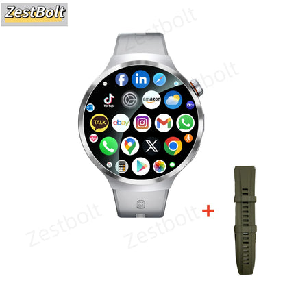 1.98-inch Amoled large Screen Smartwatch Android 13.0 Smart Watch Men With 210° Rotating Camera GPS Position WIFI Sim Card Slot