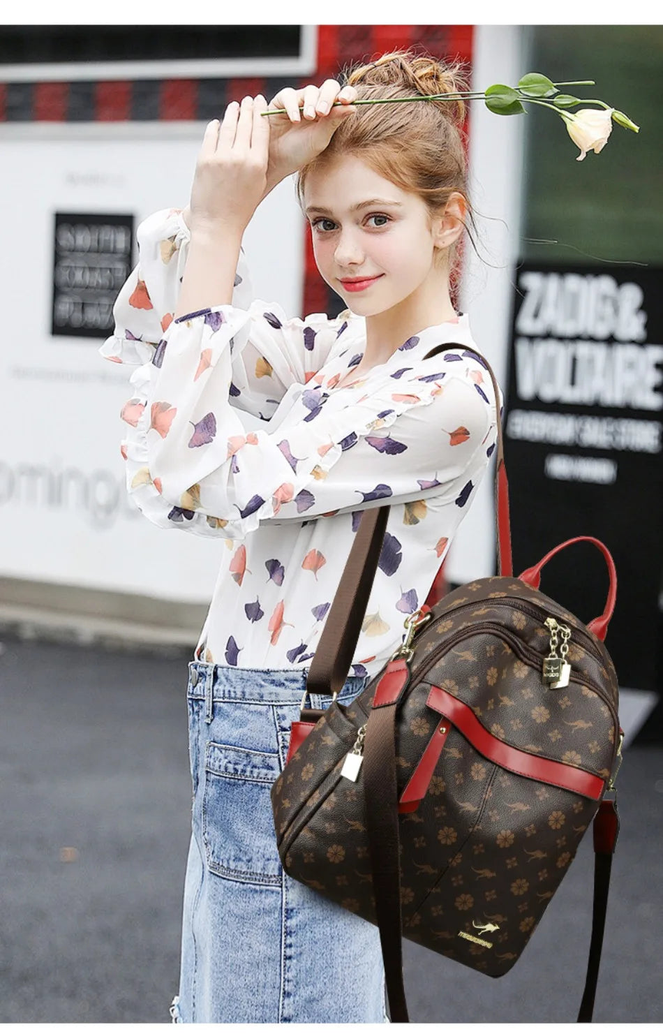 New Classical Fashion High Quality Soft Leather Travel Backpack Women Large Capacity Luxury Shoulder Bags School Bag Backpacks