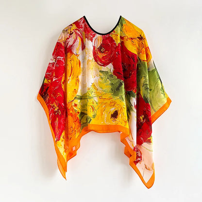 110*110CM Ladies Fashion Beach Summer Thin Printed Hijab Shawl Long Chiffon Scarf Women Muslim Paisley Shawl 2025