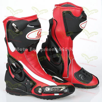 Riding Tribe B1001 Motorcycle Boots Professional Rally Racing Boots Motorbike Rider Biker Shoes Botas Motocross Protective Gear