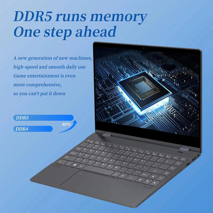 14'' Touch 360° Flip 2-in-1 Laptop FW-Y1 Mini Convertible Tablet Notebook Intel N95 12GB LPDDR5 Portable Student Office Netbook