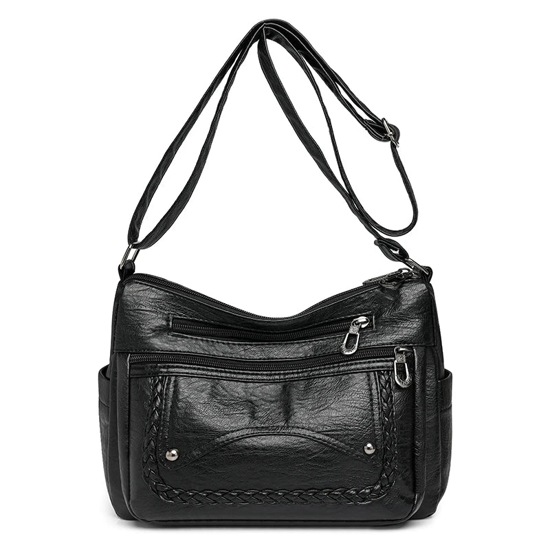 High Quality Leather Luxury Handbags Ladies Bag Designer Shoulder Crossbody Bags For Women 2024 New Bolsa Feminina Sac A Main