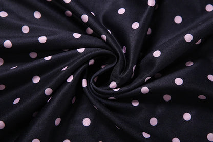 Weird Puss Sexy Backless Rompers Woman Polka Dot Print Bandage Halter Sleeveless Skinny Peach Hip High Street Fashion Playsuits