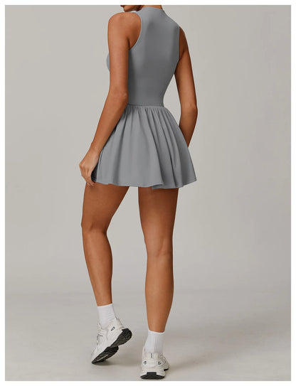 One-piece Suit Women Boilersuit Sports Jumpsuit Zipper Yoga Rompers Backless Sportswear Women Sleeveles Workout Bodysuits Female