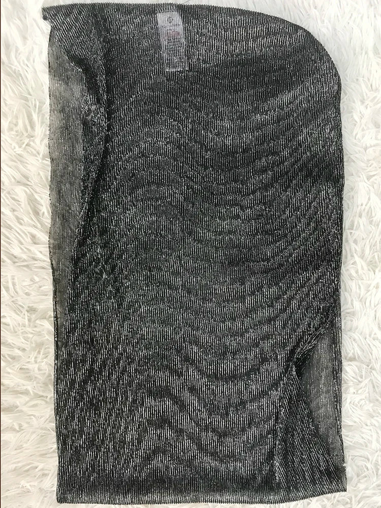 Glitter Muslim Inner Hijabs Women Ventilate Instant Turban Headscarf Woman Caps Islamic Lightweight Design (31g）