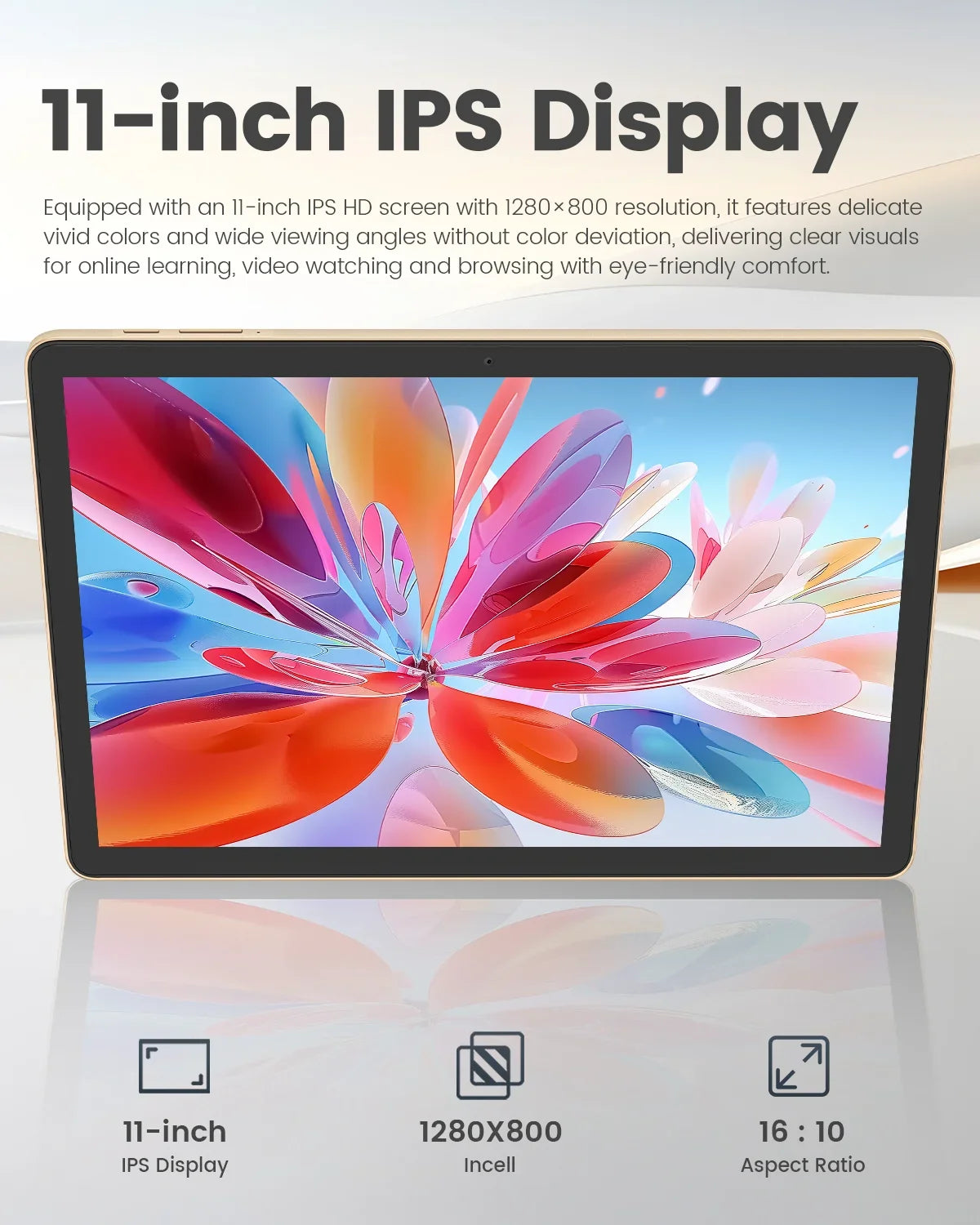 Paitanry 2026 NEW 11 Inch Android 15 Tablet PC 20GB RAM 128GB ROM A537 Octa Core Processor 6000mAh 18W Fast Charge WiFi 6 Tablet