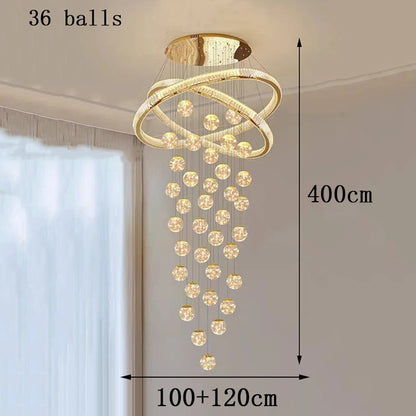 Home decorationPendant lights, luxury crystal living room chandelier, bedroom Pendant lamp, ceiling light, indoor lighting