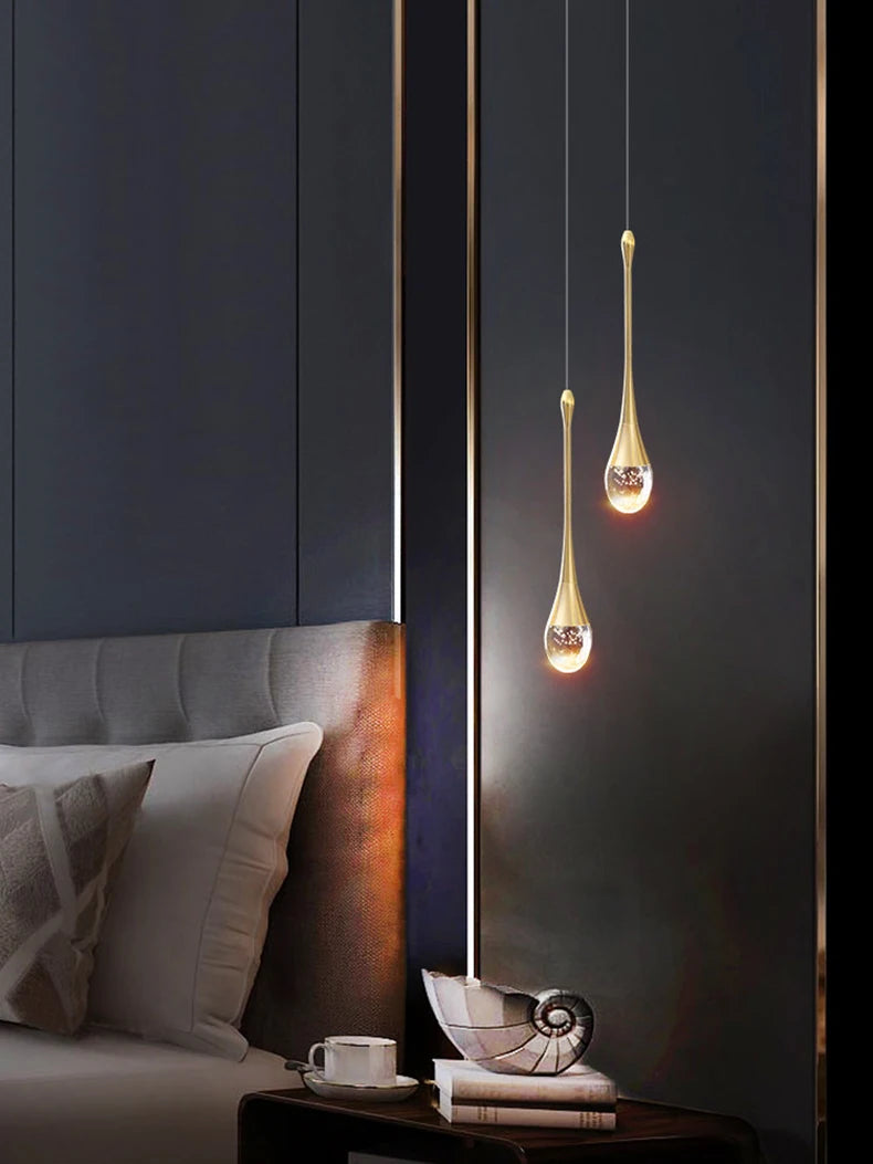 1 PC Modern home decor led lights Bedroom lamp bedside pendant light lamps led Chandeliers hanging light indoor lighting