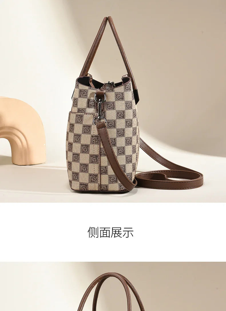 2026 New Fashion Women's Bag High Quality Versatile Retro Bucket Bag Designer Luxury Handbag Trend Ladies Shoulder Crossbody Bag