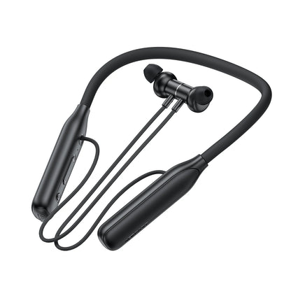 ACEFAST N4 Silicone Neckband Wireless Earphone With LED Digital Display Bluetooth 5.3 Music Sports In Ear Earbuds 800mAh Battery