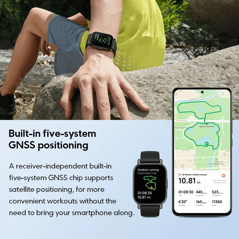 Xiaomi Redmi Watch 5 Lite Global Version 1.96'' AMOLED 18-Day Battery life Built-in GNSS Bluetooth® Call 150+ Modes Smart Watch