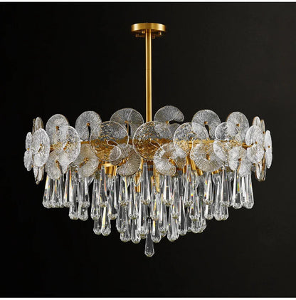 Living Room Luxury Crystal Chandelier Home Decor Items Lustre Modern Ceiling Chandeliers Lights Led Ceiling Light Chandelier