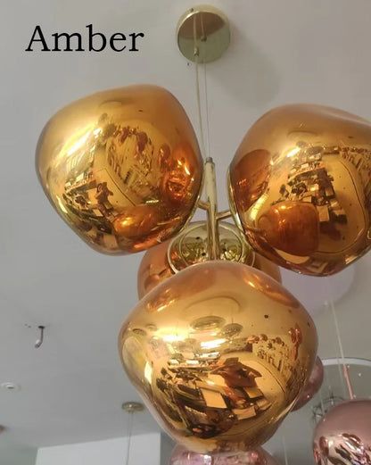 Modern Lava LED Pendant Light PVC Lights Kitchen Hanging Light Fixtures Indoor Decor Living Room Ceiling Lighting Chandelier
