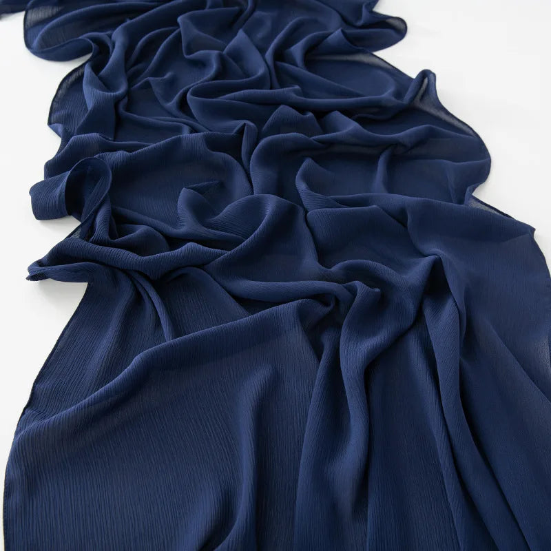 180*70CM Chiffon Hijabs For Woman Soft Long Turban Veil Scarves Muslim Hijab Shawls Islam Women Head Wraps Accessoires Ramadan