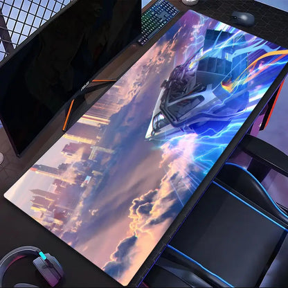 Come Back To The Future Mouse Pad Tablet Laptop xl desktop mouse mat cute HD printing Gaming keyboard pad Player 90x40 cm