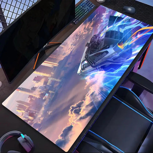 Come Back To The Future Mouse Pad Tablet Laptop xl desktop mouse mat cute HD printing Gaming keyboard pad Player 90x40 cm